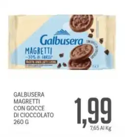 Supermercati Piccolo Galbusera magretti con gocce di cioccolato offerta