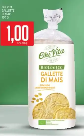 Supermercati Piccolo Ohi vita gallette di mais offerta