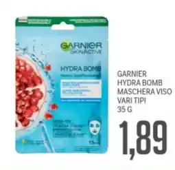 Supermercati Piccolo Garnier hydra bomb maschera viso vari tipi offerta