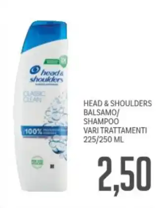 Supermercati Piccolo Head & shoulders balsamo/ shampoo vari trattamenti offerta