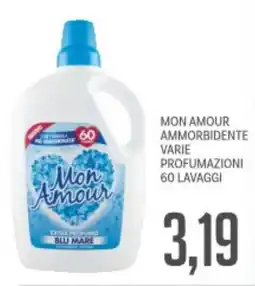 Supermercati Piccolo Mon amour ammorbidente varie profumazioni offerta