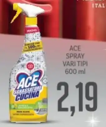 Supermercati Piccolo Ace spray vari tipi offerta