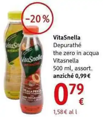 dm drogerie markt VitaSnella Depurathé the zero in acqua Vitasnella assort offerta