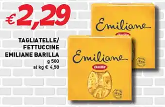 Coal Tagliatelle/ fettuccine emiliane BARILLA offerta