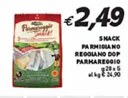 Coal Snack parmigiano reggiano dop parmareggio offerta