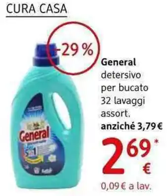 dm drogerie markt CURA CASA General detersivo per bucato 32 lavaggi assort. offerta