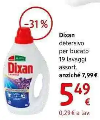 dm drogerie markt Dixan detersivo per bucato 19 lavaggi assort. offerta