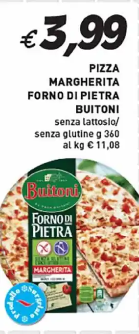 Coal Pizza margherita forno di pietra BUITONI offerta