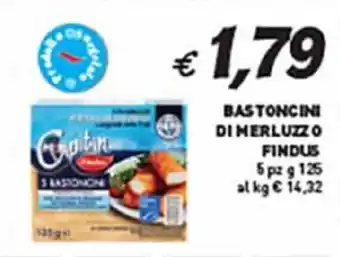 Coal Bastoncini di merluzzo FINDUS offerta