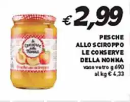 Coal Pesche allo sciroppo LE CONSERVE DELLA NONNA offerta