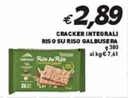 Coal Cracker integrali riso su riso GALBUSERA offerta