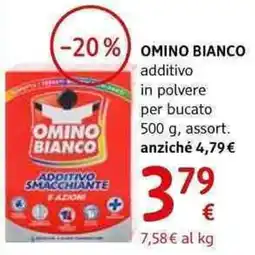 dm drogerie markt Omino bianco additivo in polvere per bucato 500 g, assort. anziché offerta