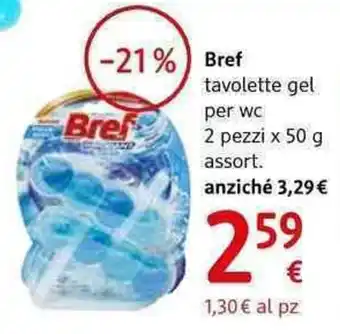 dm drogerie markt Bref tavolette gel per wc 2 pezzi x assort. offerta