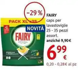 dm drogerie markt Fairy caps per lavastoviglie 25-35 pezzi assort offerta