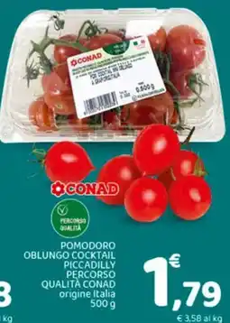 Conad Pomodoro oblungo cocktail piccadilly percorso qualita conad origine italia offerta