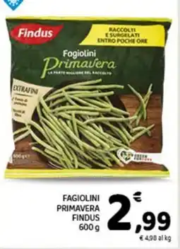 Conad Fagiolini primavera findus offerta