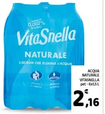 Conad Acqua naturale vitasnella pet - offerta