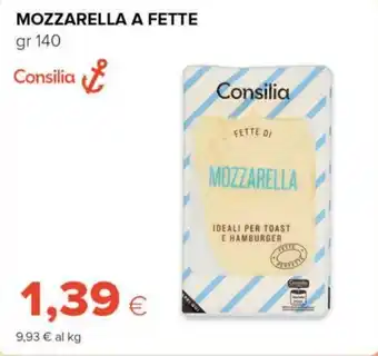 Tigre Consilia mozzarella a fette offerta