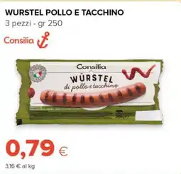 Tigre Consilia wurstel pollo e tacchino offerta