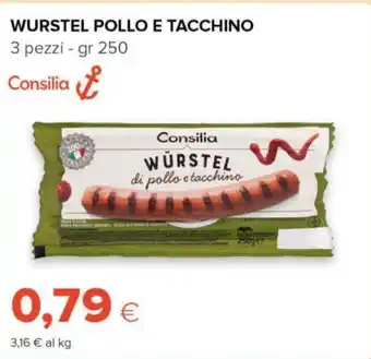 Tigre Consilia wurstel pollo e tacchino offerta