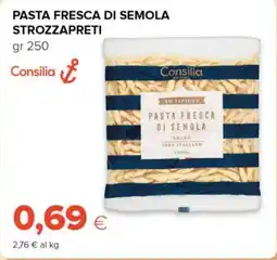 Tigre Consilia pasta fresca di semola strozzapreti offerta