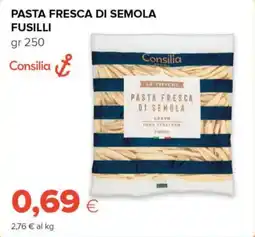 Tigre Consilia pasta fresca di semola fusilli offerta