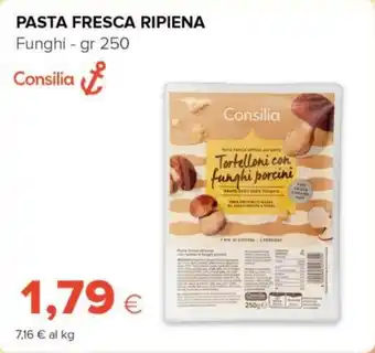 Tigre Consilia pasta fresca ripiena funghi offerta