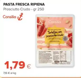 Tigre Consilia pasta fresca ripiena prosciutto crudo offerta