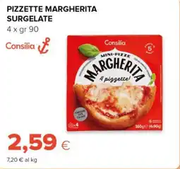 Tigre Consilia pizzette margherita surgelate offerta