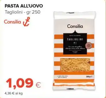 Tigre Consilia pasta all'uovo tagliolini offerta