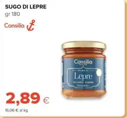 Tigre Consilia sugo di lepre offerta