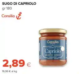 Tigre Consilia sugo di capriolo offerta