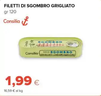 Tigre Consilia filetti di sgombro grigliato offerta