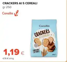 Tigre Consilia crackers ai 5 cereali offerta