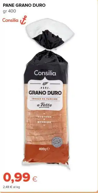 Tigre Consilia pane grano duro offerta