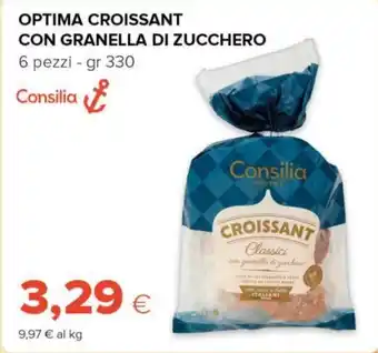 Tigre Consilia optima croissant con granella di zucchero offerta