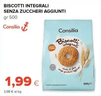 Tigre Consilia biscotti integrali senza zuccheri aggiunti offerta