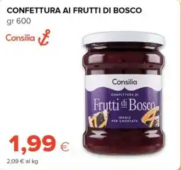 Tigre Consilia confettura ai frutti di bosco offerta