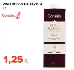 Tigre Consilia vino rosso da tavola offerta