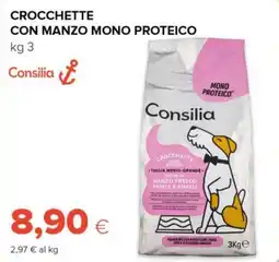 Tigre Consilia crocchette con manzo mono proteico offerta