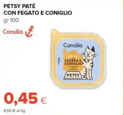 Tigre Consilia petsy paté con fegato e coniglio offerta