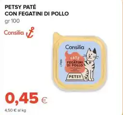 Tigre Consilia petsy paté con fegatini di pollo offerta