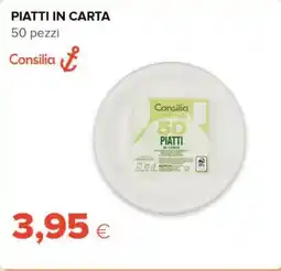 Tigre Consilia piatti in carta offerta