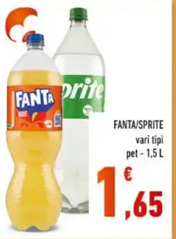 Conad FANTA/SPRITE vari tipi pet - offerta