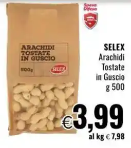 Famila SELEX Arachidi Tostate in Guscio offerta