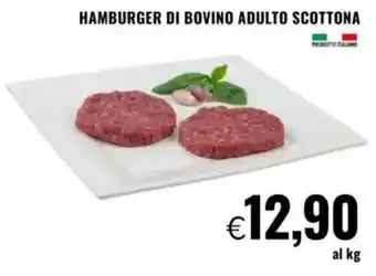 Famila Hamburger di bovino adulto scottona offerta