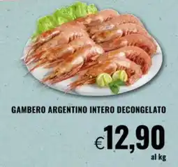 Famila Gambero argentino intero decongelato offerta