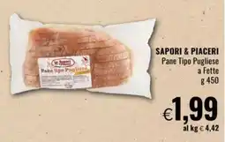 Famila SAPORI & PIACERI Pane Tipo Pugliese a Fette offerta