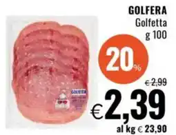 Famila GOLFERA Golfetta offerta