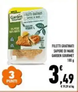 Conad Filetti gratinati sapore di mare garden gourmet offerta